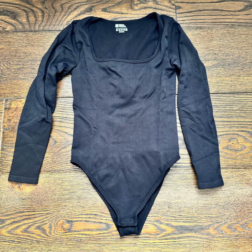 Black Amazon Long Sleeve Body Suit